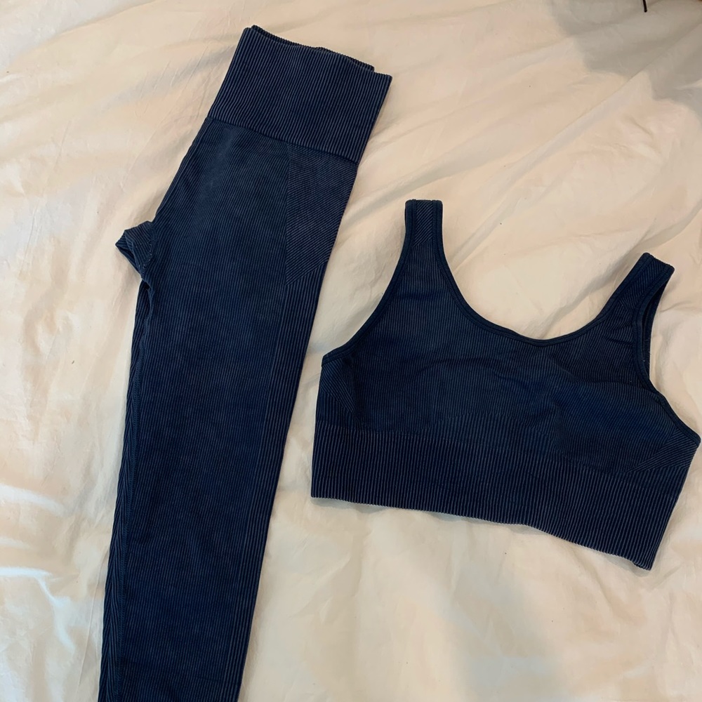 Blue workout set